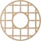 Ekena Millwork O'Neal Wood Fretwork Pierced Ceiling Medallion, Alder, 38"OD x 13 3/4"ID x 3/8"T CMWP38X38X0375ONAL - alternate 5